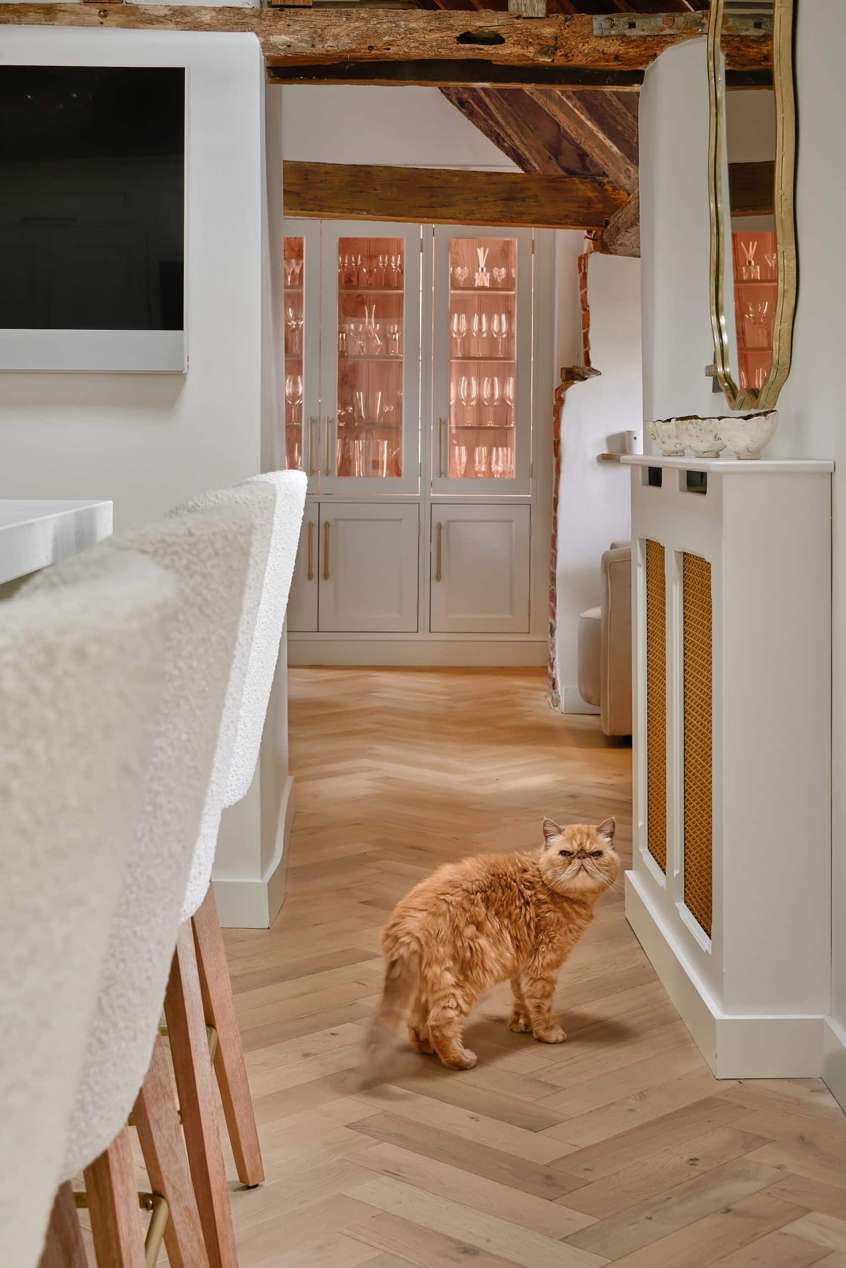Luxury cabinetry in a handmade bespoke kitchen in Kent.